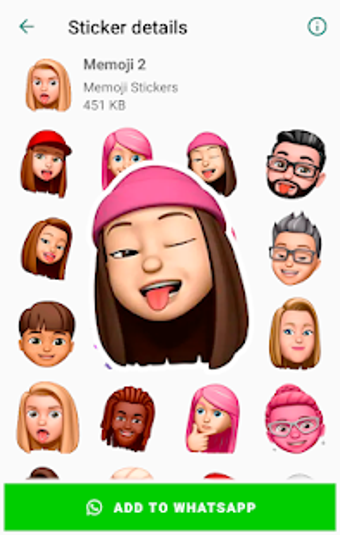 Image 1 for Memoji phone Stickers for…