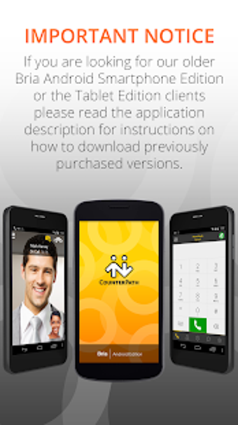 Imagen 1 para Bria Mobile: VoIP Busines…