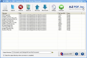 Imagen 0 para AZ HTML to PDF Converter