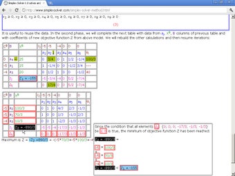 Image 0 for Simplex Solver