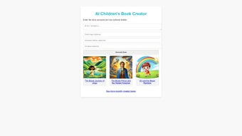Imagen 0 para AI Childrens Book Creator