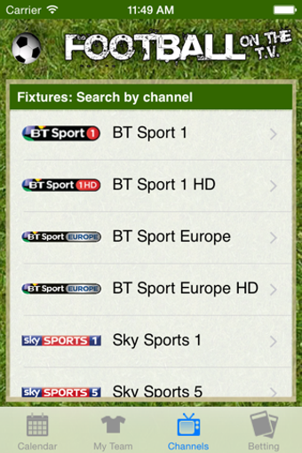 Image 3 for Football on the TV