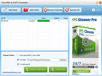 Imagen 0 para Free PDF to CCITT Convert…