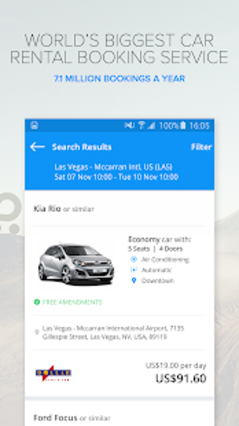Imagen 0 para Rentalcars.com Car Rental…
