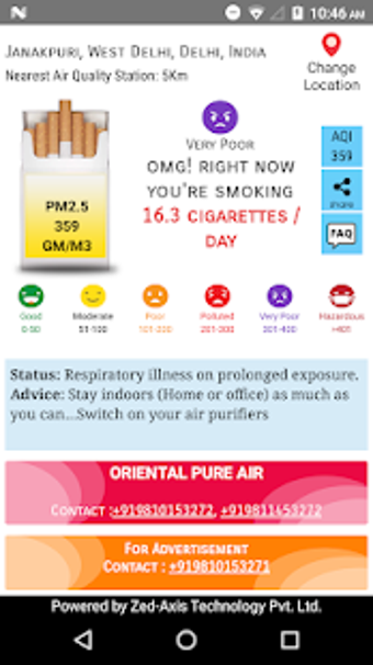 Image 1 for Air Quality : Smoke-O-Met…