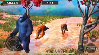 Image 1 for Lion Vs Gorilla : Animal …