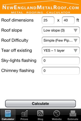 Image 0 for Metal Roofing Calculator