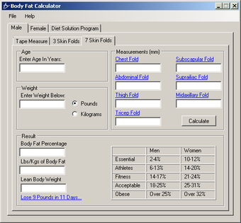 Imagen 0 para Body Fat Calculator