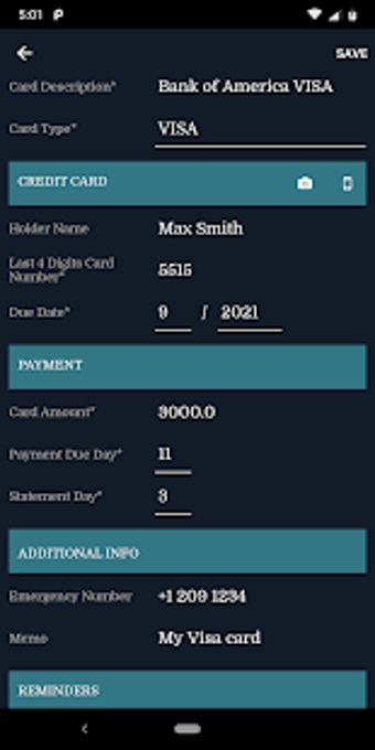 Image 3 for Credit Card Manager