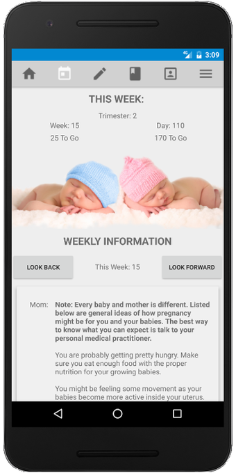 Imagen 2 para Twin Pregnancy App