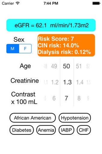 Image 0 for Contrast Nephropathy Risk…