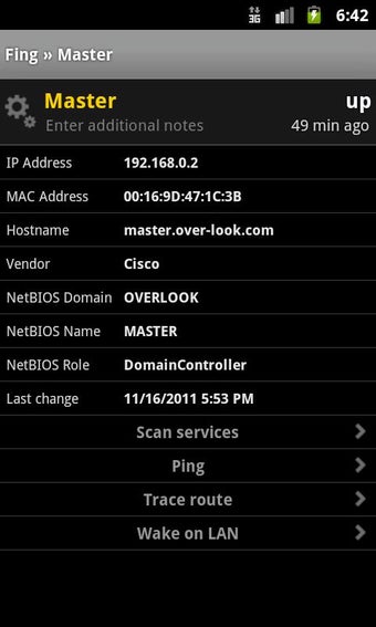 Image 1 for Fing - Network Tools