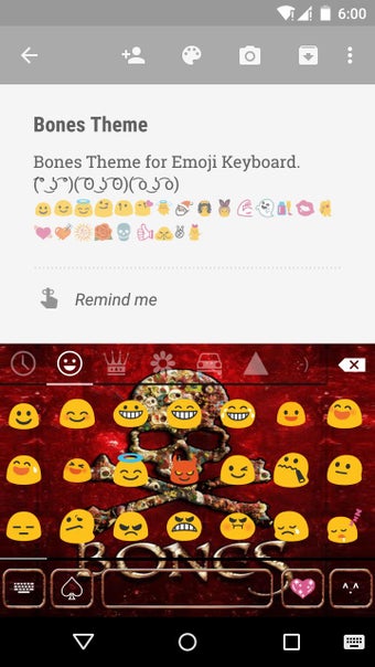 Image 2 for Bones Emoji Keyboard Them…