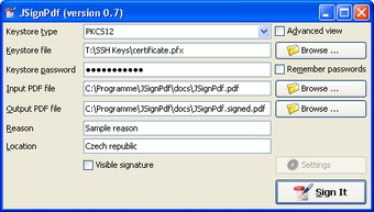 Image 0 for JSignPdf