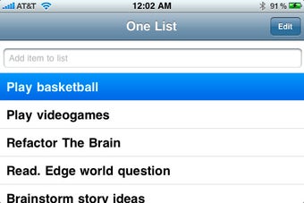 Image 0 for One List Lite for iPad an…