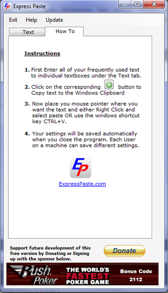 Imagen 1 para Express Paste