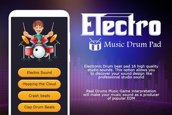 Imagen 1 para Electro Music Drum Pads 2…