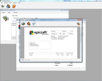 Image 0 for Epicraft Invoice