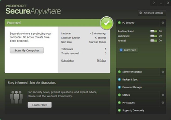 Image 0 for Webroot SecureAnywhere Sm…
