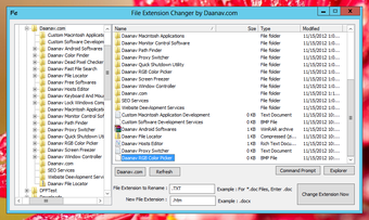 Imagen 0 para File Extension Changer