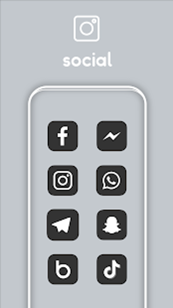 Imagen 3 para iOS 14 Dark - Icon Pack