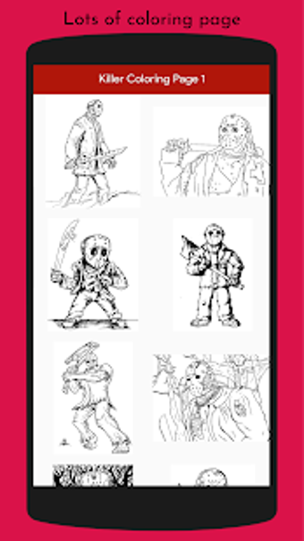 Imagen 1 para Serial Killer Coloring Bo…