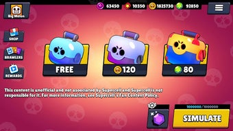 Imagen 2 para Box Simulator for Brawl S…