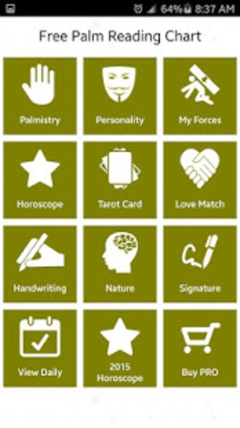 Imagen 2 para Free Palm Reading Chart -…