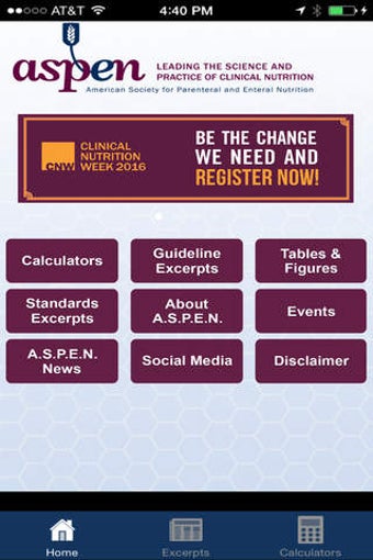 Image 0 for A.S.P.E.N. Clinical App