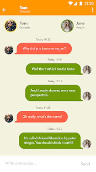 Image 2 for Foodebate: Food chats
