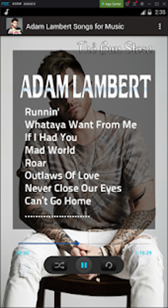Image 3 for Adam Lambert Songs for Mu…