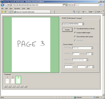 Image 0 for WebTwainX