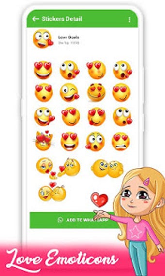 Imagen 2 para WAStickerApps: Emoji Love…