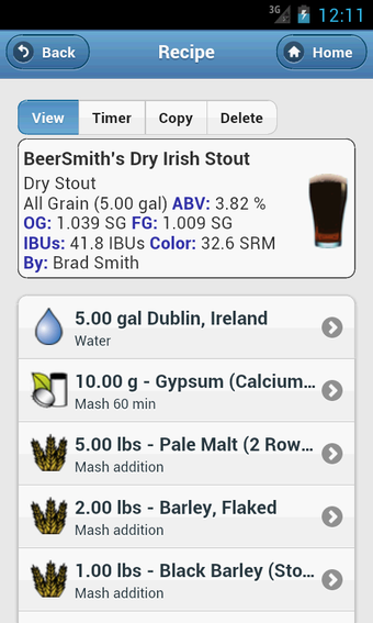 Imagen 1 para BeerSmith 3 Mobile Homebr…