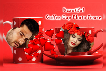 Imagen 3 para Coffee Cup Dual Photo Fra…