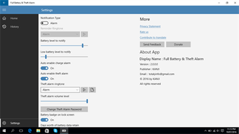 Imagen 3 para Full Battery & Theft Alar…