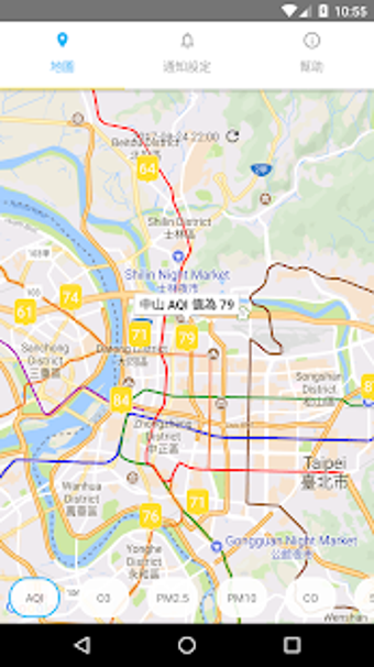 Imagen 1 para Taiwan AQI - realtime & p…