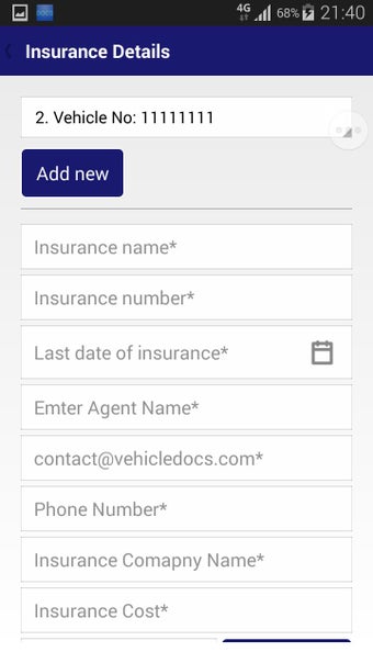 Image 0 for Vehicle Docs