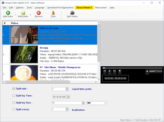 Image 0 for Simple Video Splitter