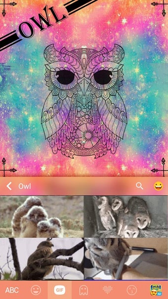 Image 3 for Colorful Owl Keyboard The…
