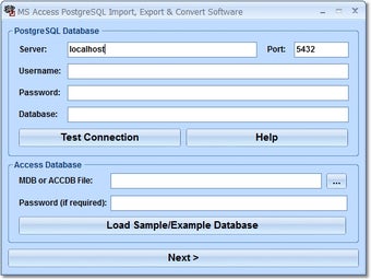 Image 0 for MS Access PostgreSQL Impo…