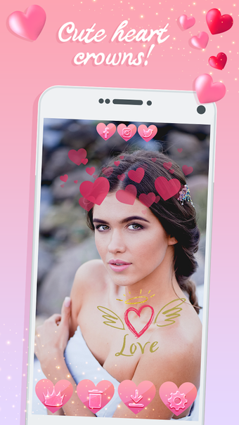Imagen 2 para Heart Crown Photo Editor …
