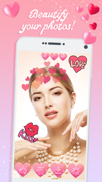 Imagen 1 para Heart Crown Photo Editor …