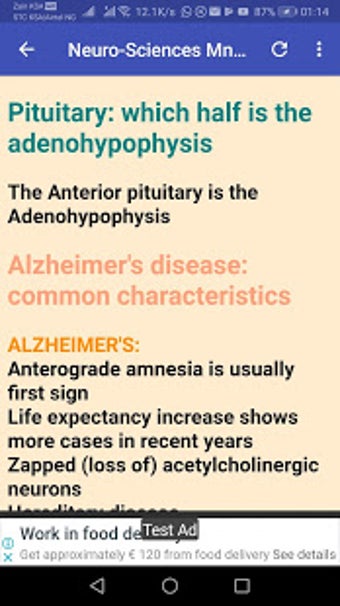 Image 2 for Neurology Mnemonics