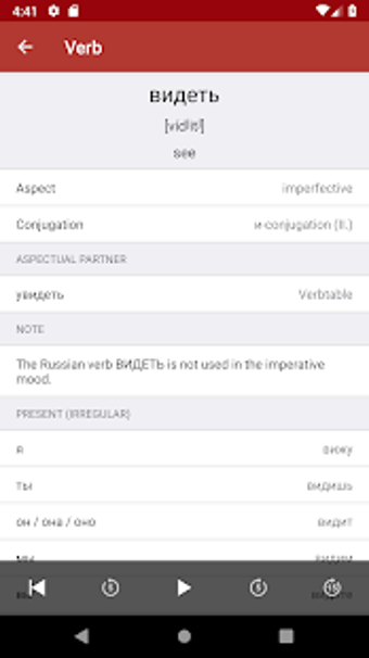 Imagen 2 para Russian Verb Trainer