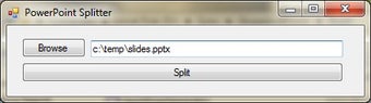 Image 0 for Powerpoint Splitter