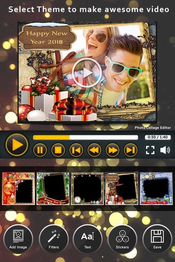 Image 2 for Happy New Year Video Make…