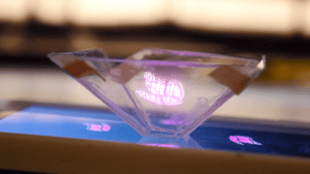 Imagen 1 para Vyomy 3D Hologram Girl Da…