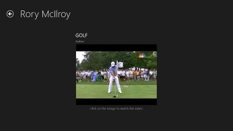 Imagen 1 para Golf swing viewer for Win…