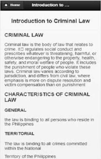Image 0 for Criminal law